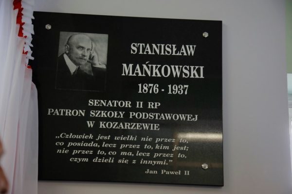 Stanisław Mańskowski patronem Szkoły Podstawowej w Kozarzewie