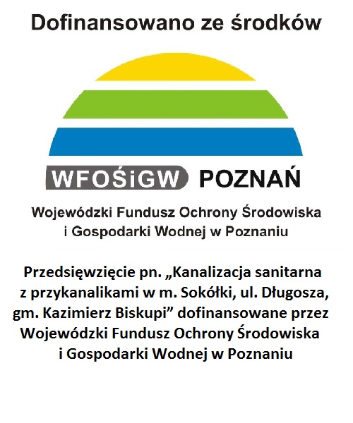 Informacja o dofinansowaniu przez WFOŚiGW