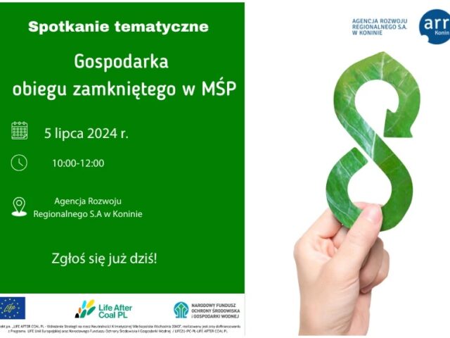 Gospodarka obiegu zamkniętego w MŚP – spotkanie tematyczne