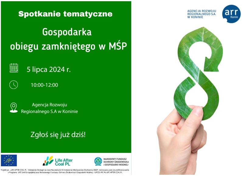 Gospodarka obiegu zamkniętego w MŚP – spotkanie tematyczne