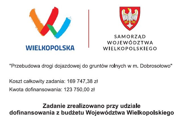 Przebudowa drogi dojazdowej do gruntów rolnych w m. Dobrosołowo