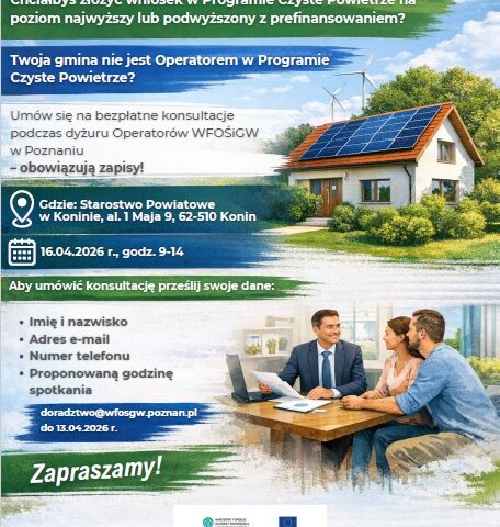 Konsultacje z Operatorami Programu Czyste Powietrze