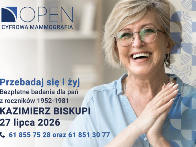Bezpłatne badania mammograficzne